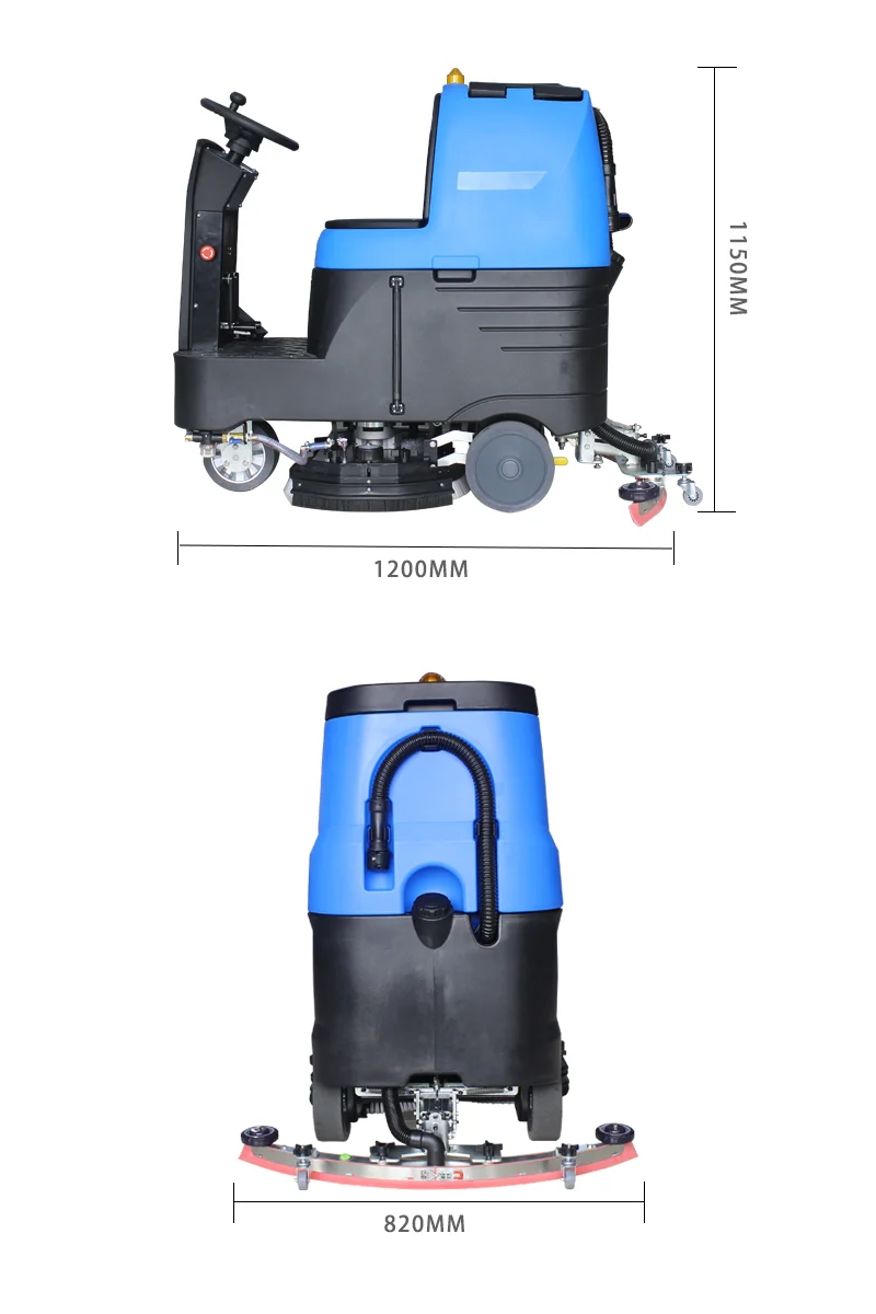 Ride-on Floor ScrubberSmall Sloor Scrubbing And Waxing Machine Floor Sweeper Industrial And Commercial Automatic Floor Scrubber