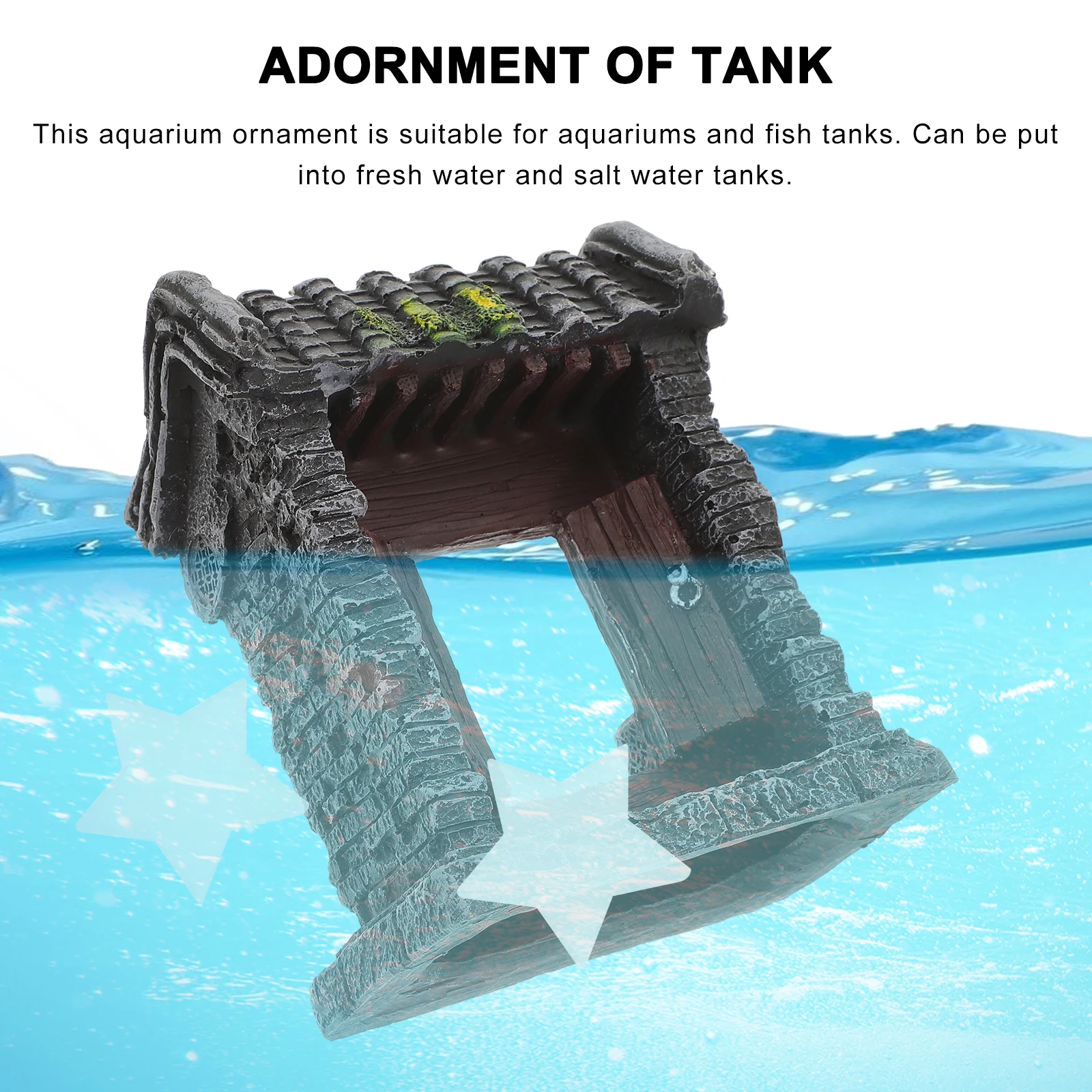 

Aquarium Decoration Mini Resin Ornament Background Large Tank Decorations Fish Tank Crafts Fish Aquarium Decoration Non-Toxic