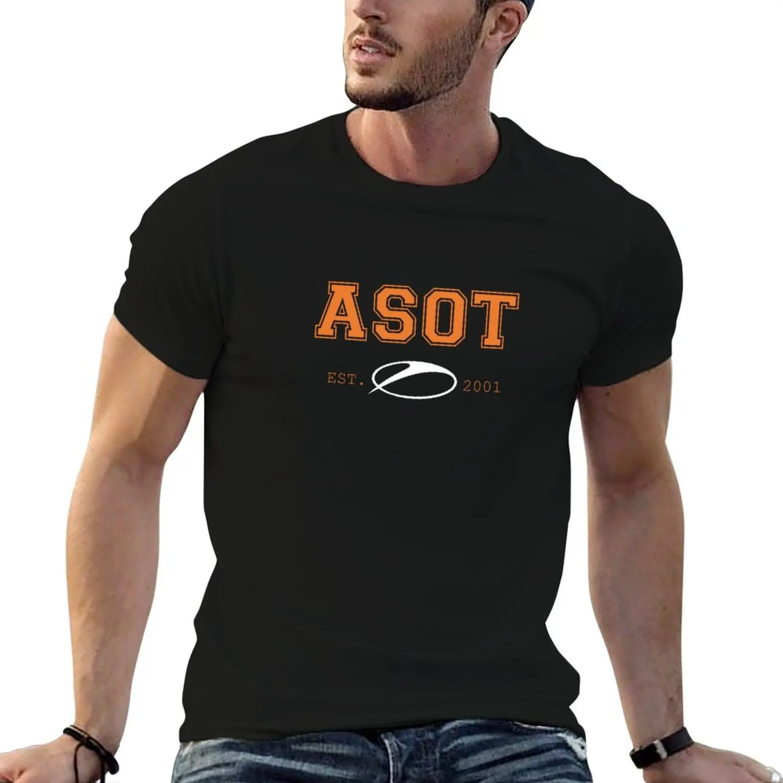 

shirts T-Shirt Classic Varsity Logo ASOT shirts t t man cotton oversize anime funny for