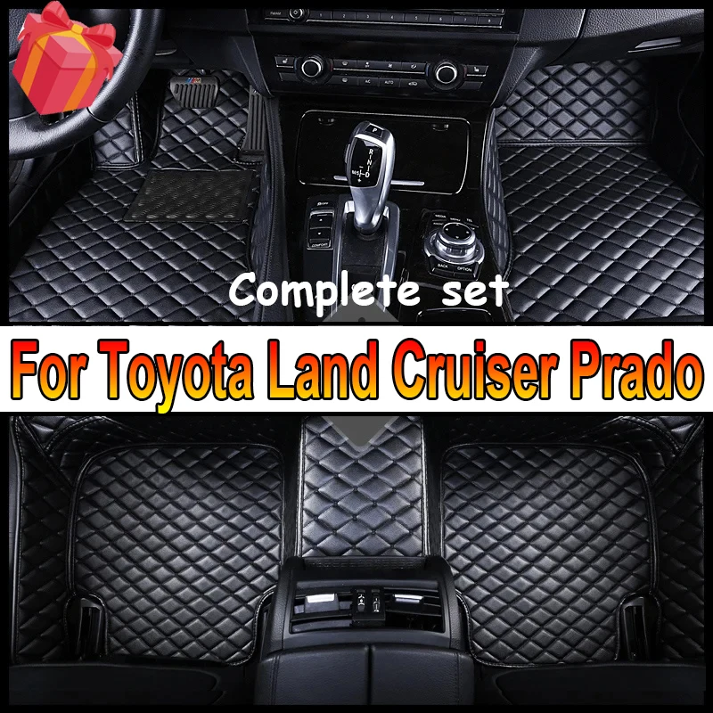 

Custom Car Floor Mats For Toyota Land Cruiser Prado Auto Carpets Foot Coche Accessorie