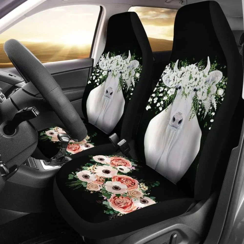 Car Seat Covers Cow Lovers 07 144730,Pack of 2 Universal Front Seat Protective Cover