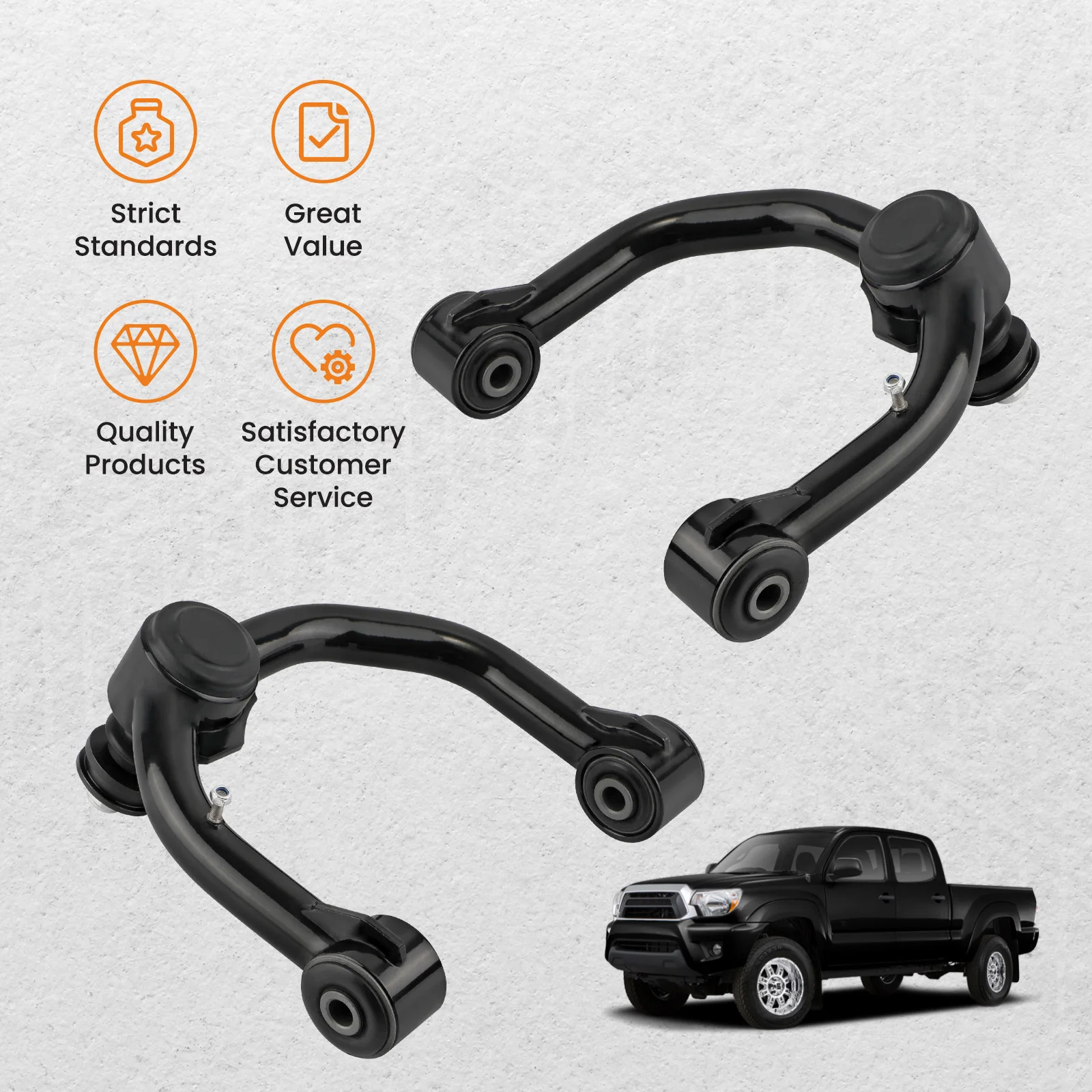 Front Upper Control Arms 2"-4" Lift voor 96-02 Toyota 4Runner 96-04 Toyota Tacoma