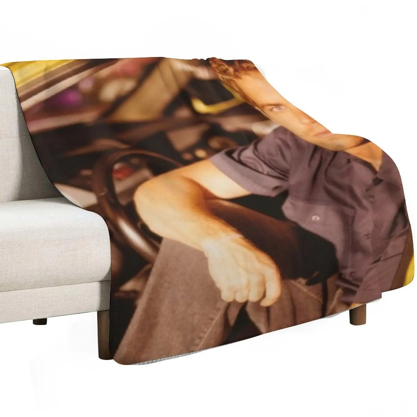 Paul Walker Throw Blanket Weighted Picnic Flannel Fabric Bed Fashionable for winter Hairy Blankets