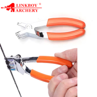 Y6GD Archer D Loop Pliers for Compound Bow, Bow Press Tools Accessories Bowstring D Rings Install Tool Non-slip Grip Handle