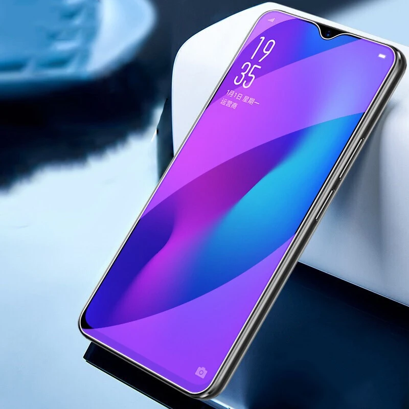 For ZTE Blade A51 A71 A72 5G A7P 6.52 Inch A7S 2020 Screen Protector Tempered Glass Green Light Anti Blue Matte Glass