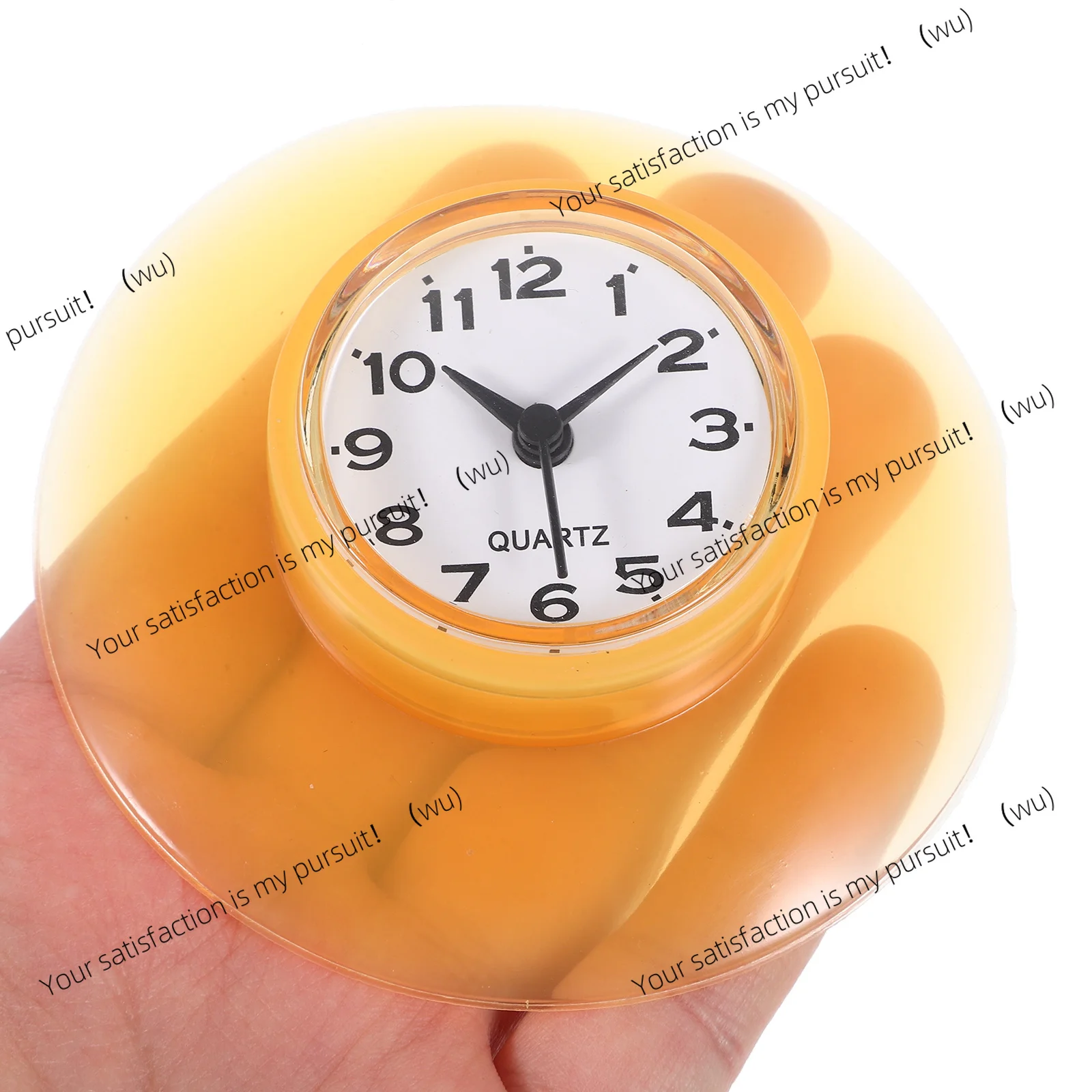 Waterproof suction cup clock is compact and practical, suitable for kitchens, living rooms, and bedrooms