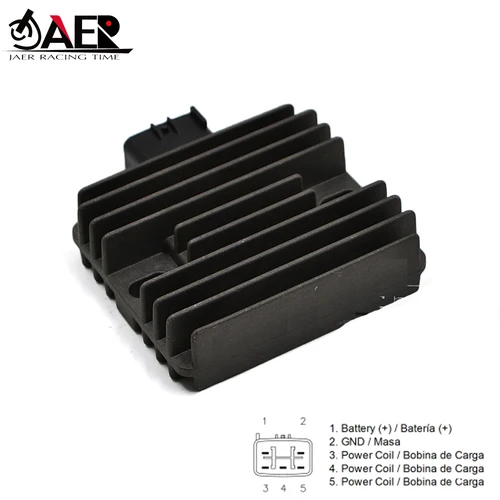 Rectificador regulador de motocicleta, SH678A-12 para Kawasaki ER6F, ER6N, Ninja 650R, Z750S, Versys Z1000, Vulcan900, Z250, Z300, Z750, Z800