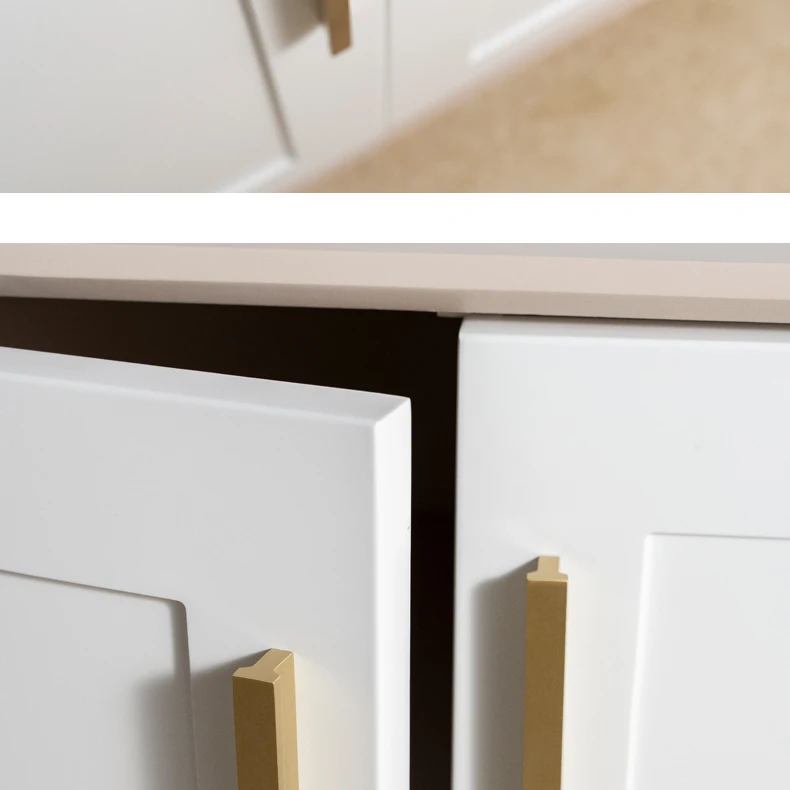 Long brushed brass furniture handle — supplier illustration 11
