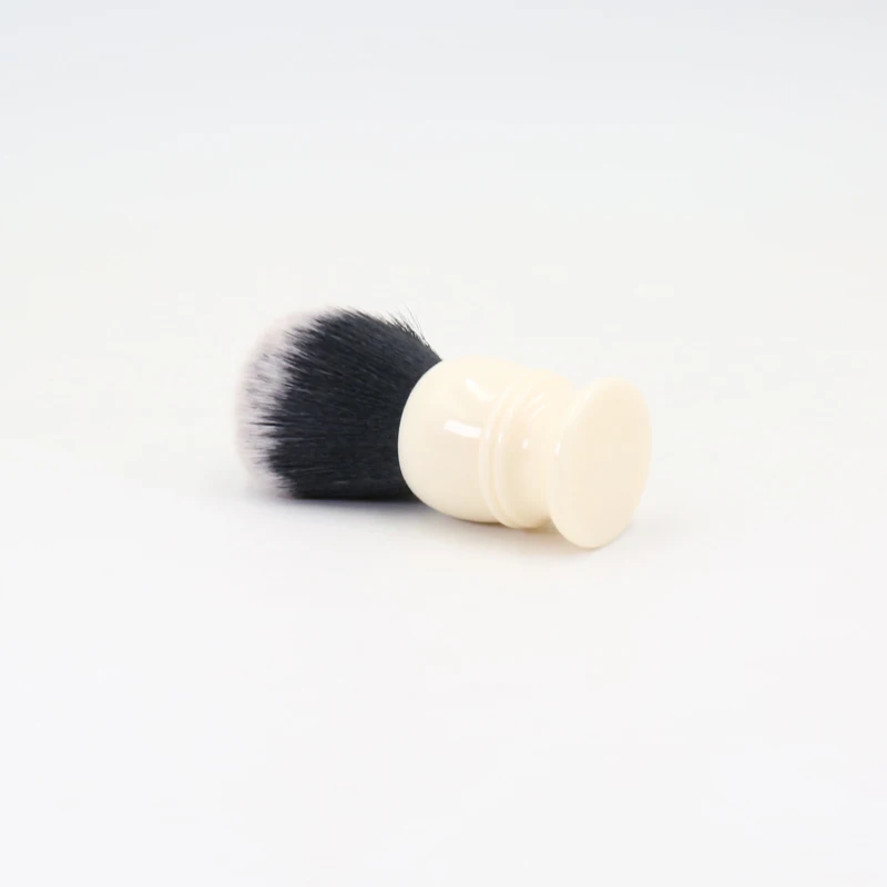 Yaqi Special Offer Defect 23mm Knot White Resin Handle Synthetic Hair  Knot Men Shaving Brush