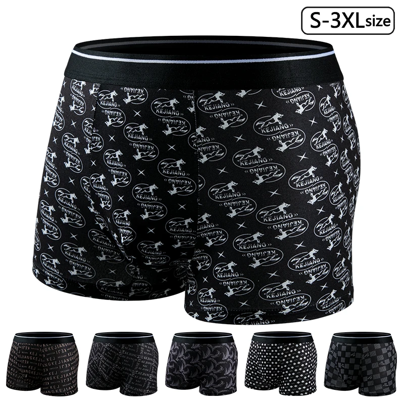 

6pcs Set Men'S Elastic UnderwearMen Underwear Boxer men's underwear briefs printed