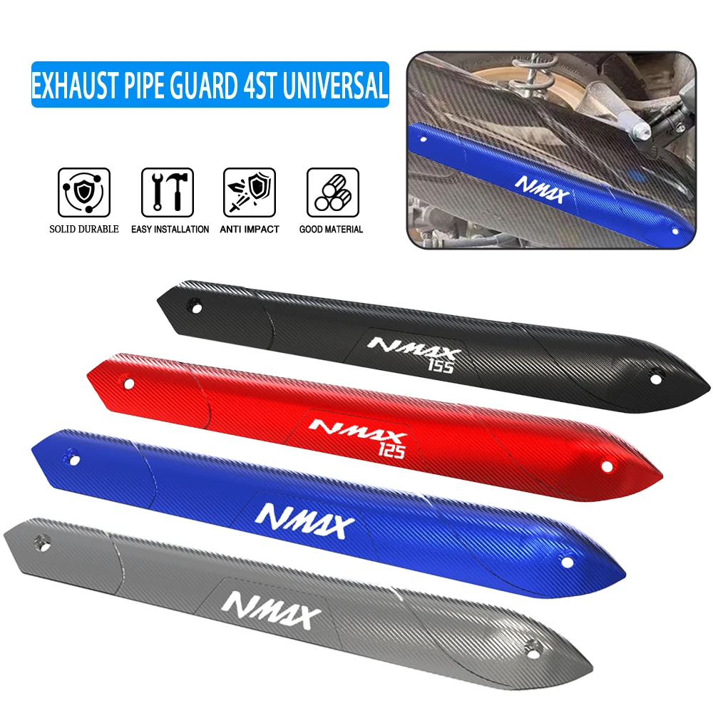 

for Yamaha Nmax155 Nvx155/Aerox 155 Modified Exhaust Cover Decorative Bracket Exhaust Pipe Protection Anti-Friction Edge Strip