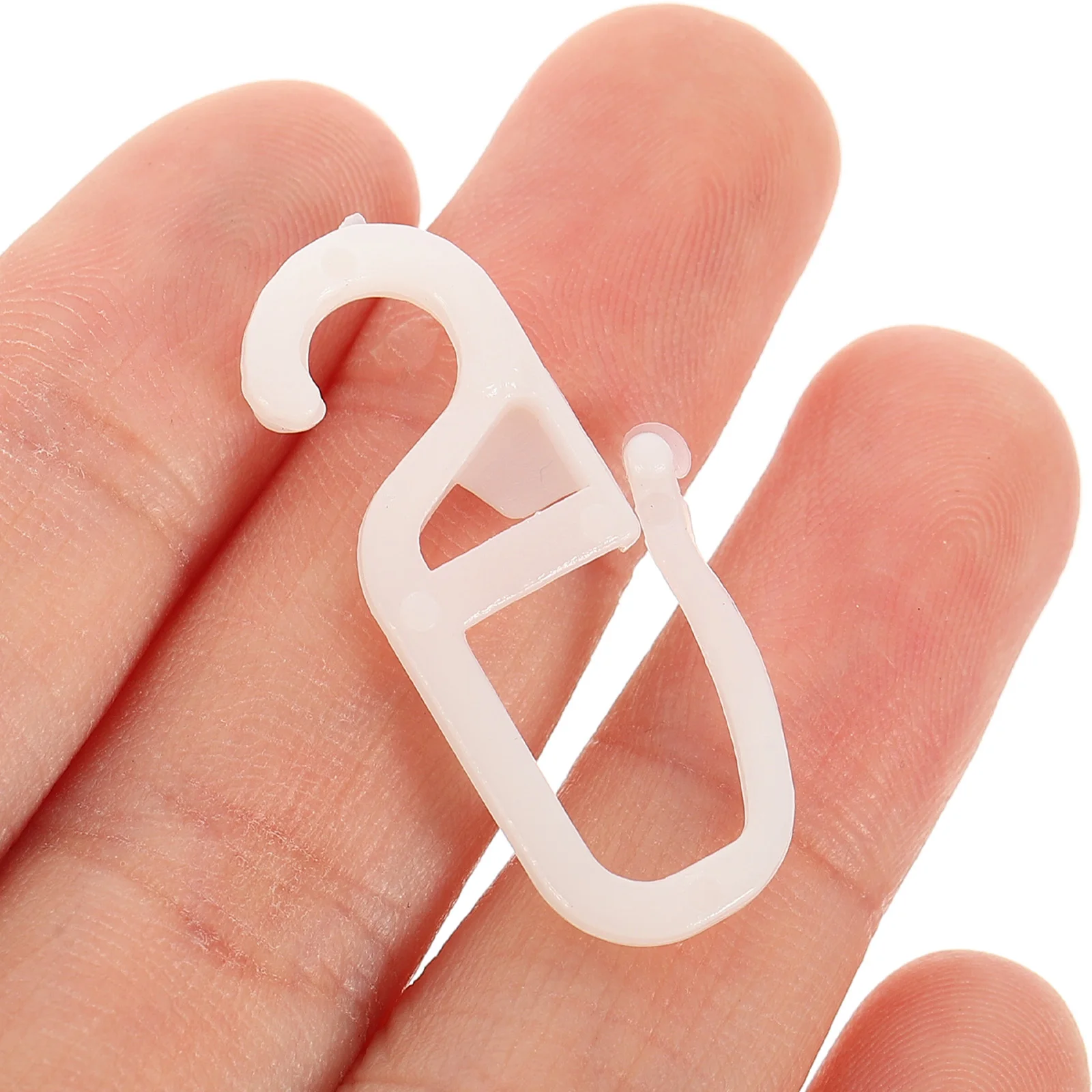 

10Pcs Plastic Curtain Track Hooks Replacement Bath Curtain Hangers Smooth Glide for Bathroom Shower Drapes Utility