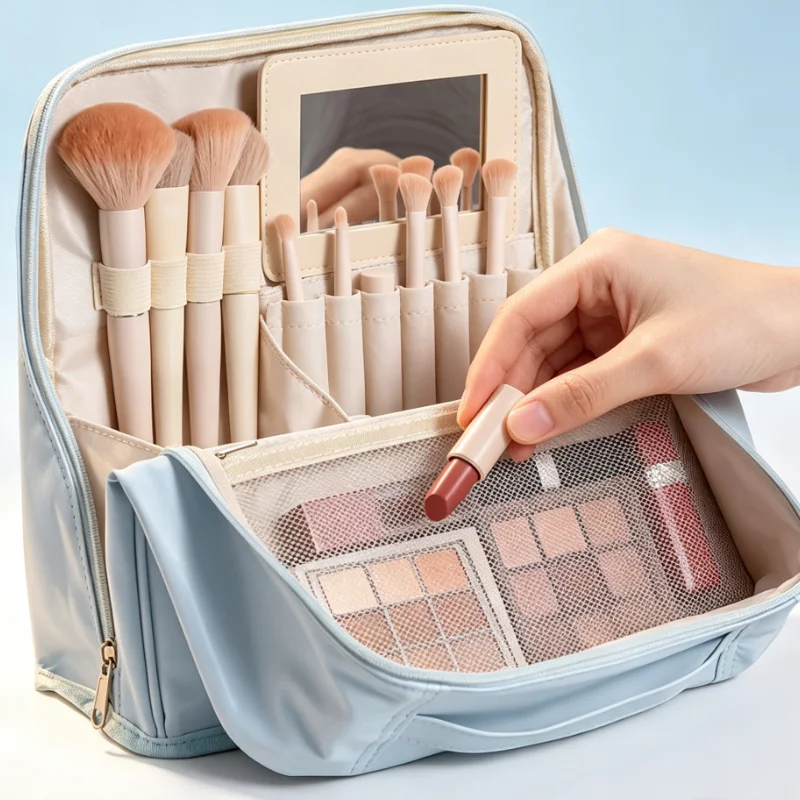 Bolsa de Maquiagem Grande com  - Makeup Organizer avaliação e preço