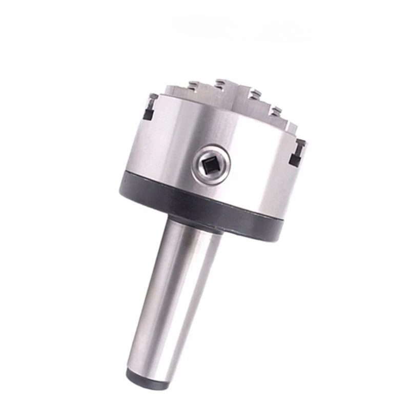 Taper Shank Flange Plate 3-Jaw  Rotary Chuck / Fixed Chuck Lathe Tailstock