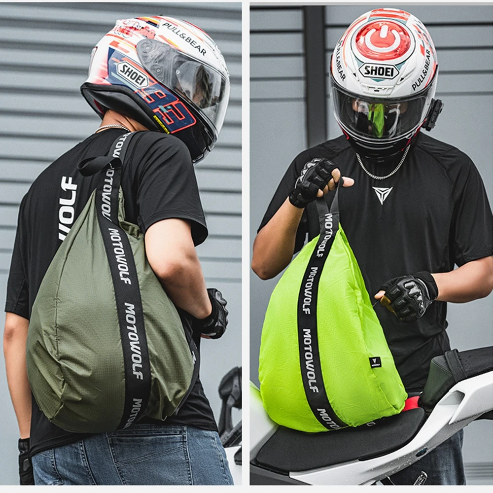 

Простая стильная сумка для мотоциклетного шлема для мужчин и женщин, рюкзак для полноразмерного шлема, сумка для активного отдыха, велоспорта и путешествий, водоотталкивающая.