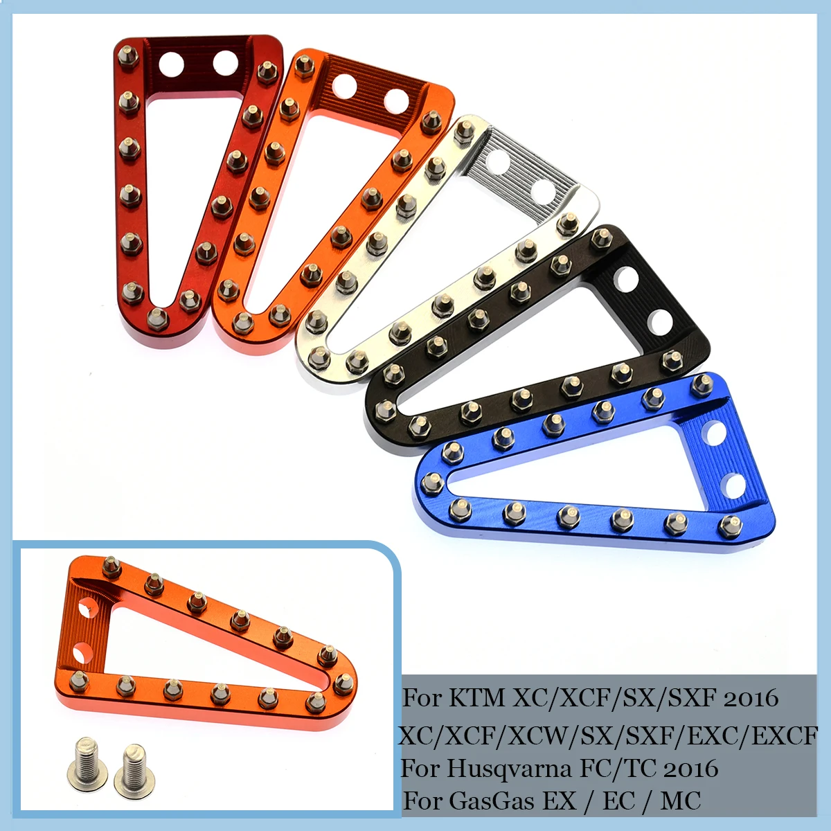 

Rear Brake Pedal Step Tip Plate For KTM SX SXF EXC EXCF XCW XCFW XC XCF For Husqvarna 125 150 250 350 450 2016-2022 2020