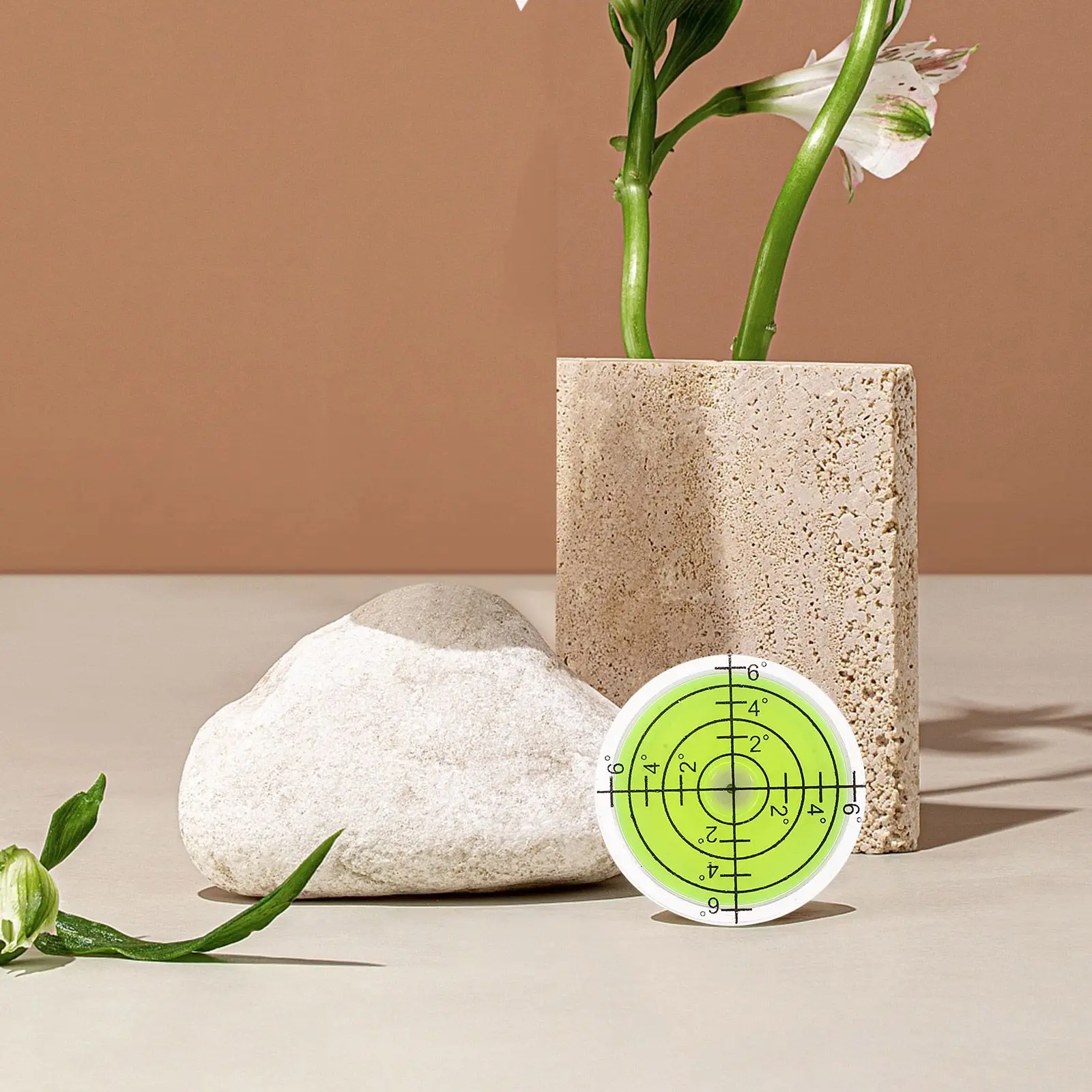 4 Pcs Mini Level Small Bubble High Precision Horizontal Instrument for Hanging Pictures Camper Levels Tiny Plastic Measuring