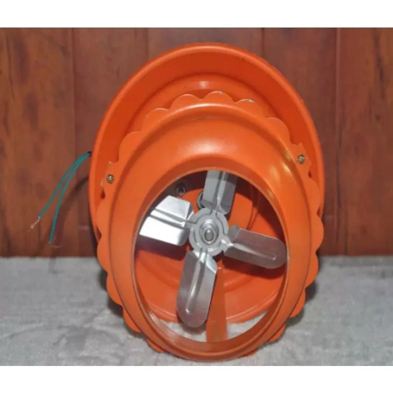 100W Chimney Exhaust Fan, Anti-Backdraft Furnace Smoke Ventilator for Kitchen Stove Flue Smoke Removal Ventilation