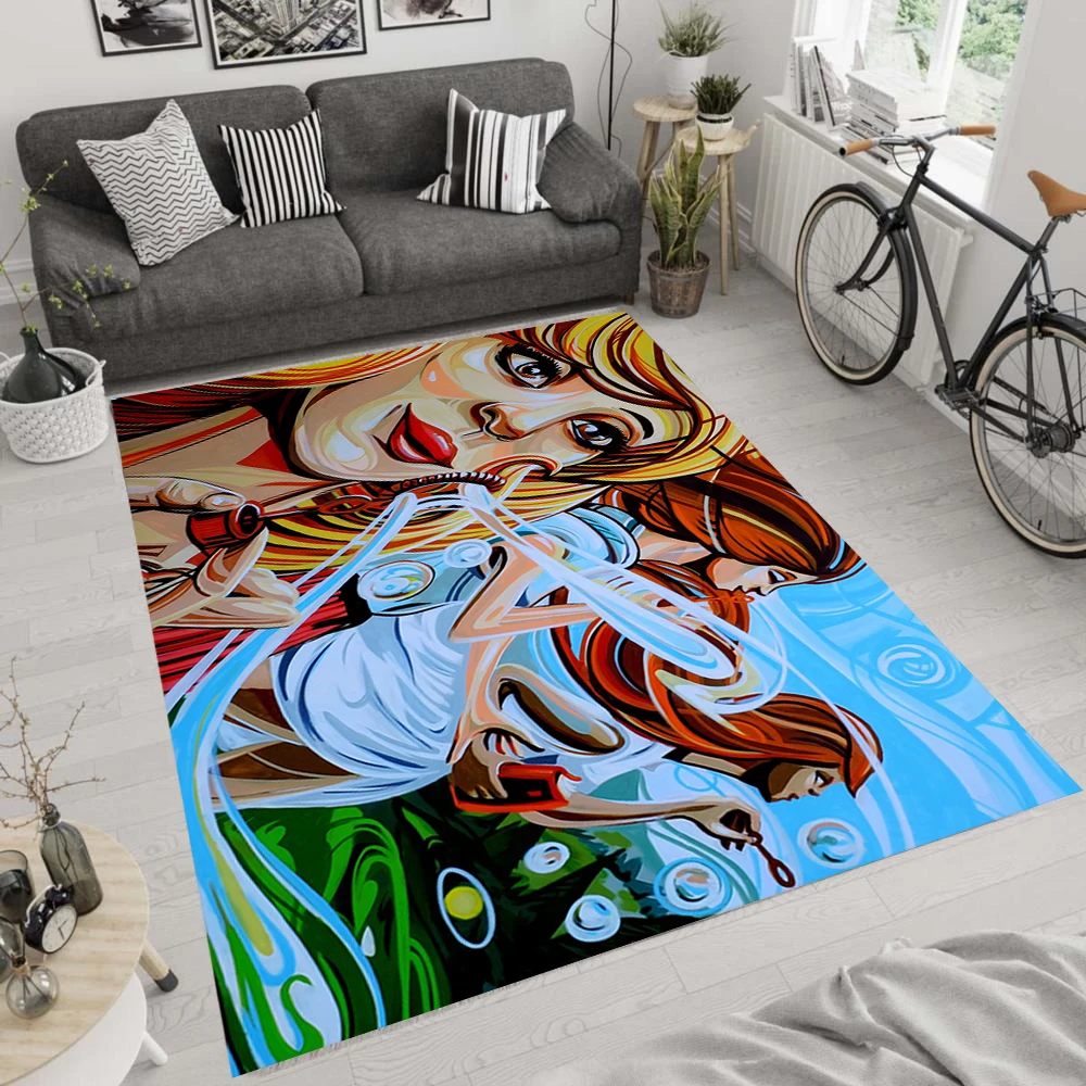 

Graffiti Wall Art Rug For Living Room, Fan , Area Rugs, Popular Carpet, Personalized Gift, themed Rug, Home Decor,Rug