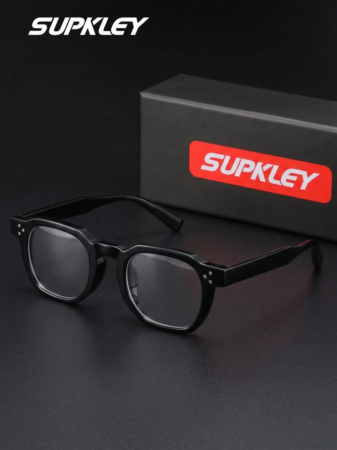 Oculos-com-filtro-de-luz-azul-supkley-design-retro-poligonal-armacao-transparente-hastes-em-padrao-tartaruga-oculos-para-uso-em-frente-ao-computador-bloqueiam-a-luz-azul-para-homens-e-mulheres
