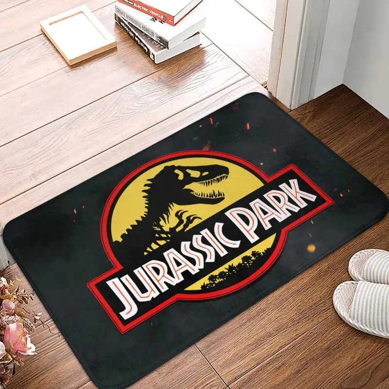 Jurassic Park Dinosaur Print Front Door Floor Entrance Mats Indoor Kitchen Bath Doormat Bedroom Carpet Rug 40x60cm