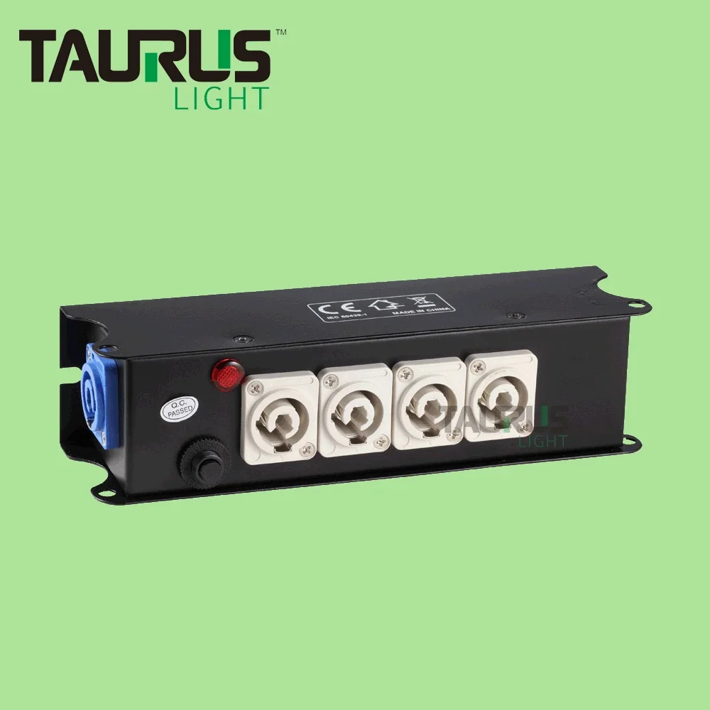 

Powercon Box 5 output Power Distributor Box Powercon in and out