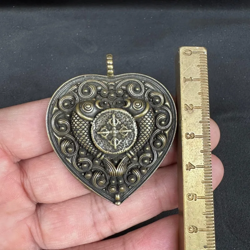Style Brass Heart Pisces Retro Accessories Tibetan Big Eagle Bird