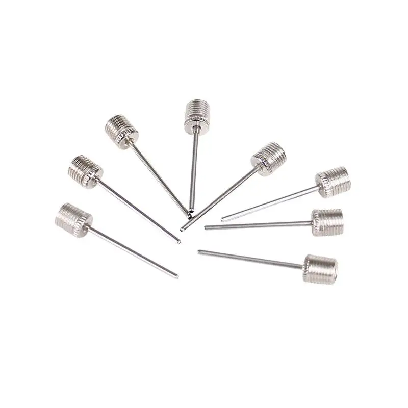 10/20pcs Ball Air Needle Stainless Steel Pump Pin Basketball Inflating Pump Needle Football Inflatable Valve Adaptors Nozzle