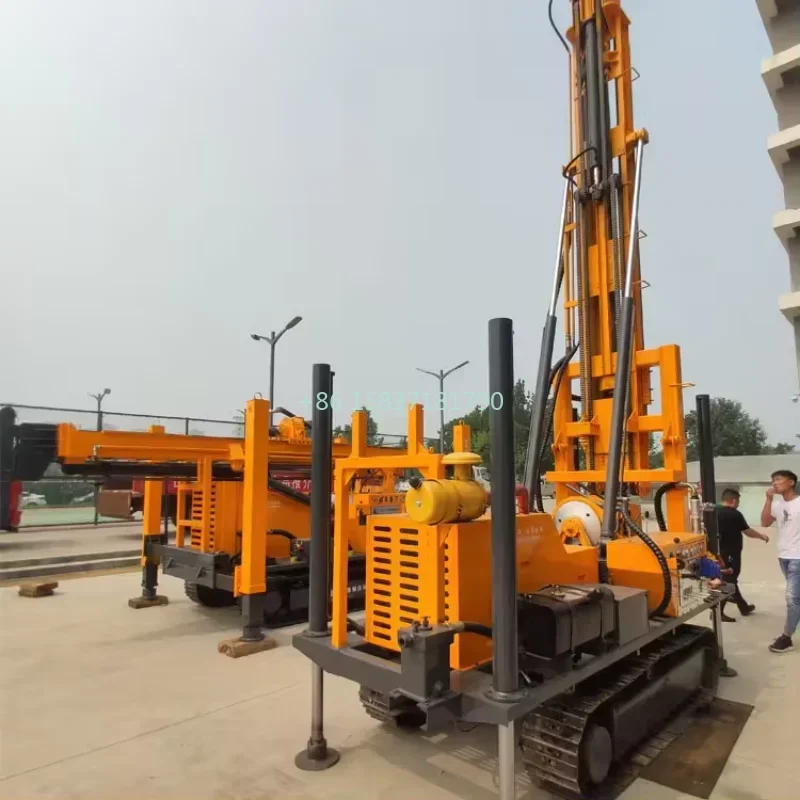 Perforadora Drilling Rig Machines Crawler Pneumatic Water Well Drilling Rig 200m Crawler Drill Rig Machinery for South Africa