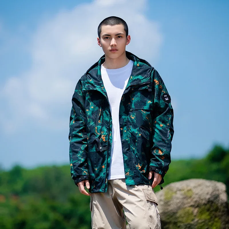 High Quality Spring Autumn New Outdoor Jacket Women's Men's Cargo Coats Large Size Windproof Waterproof Mountaineering Clothing