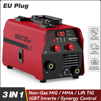 ARCCAPTAIN 3 in 1 MIG Welding Machine 230V Semi-automatic No Gas MIG Lift-TIG MMA Soldier Synergy Portable Welder Equipment