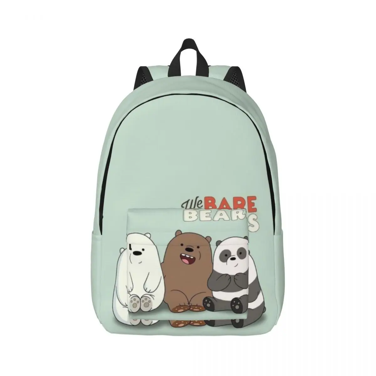 

Canvas Casual Backpack We Bare Bears Lightweight and Durable Rucksack for Daily Use, School, and Travel