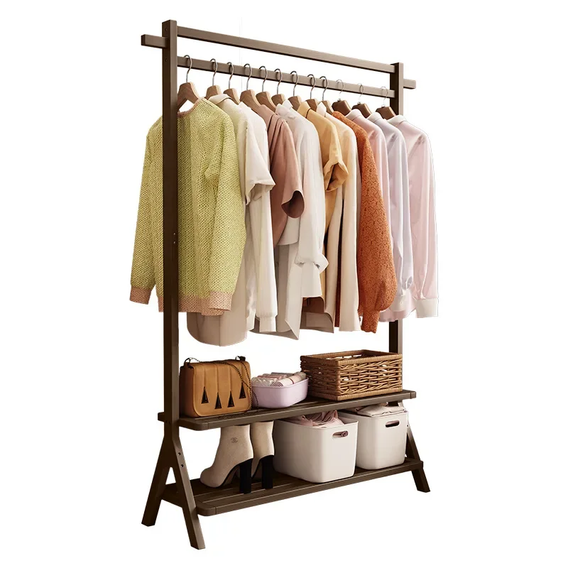 

Coat rack, bedroom clothes rack, floor-to-ceiling bold household vertical clothes drying rod