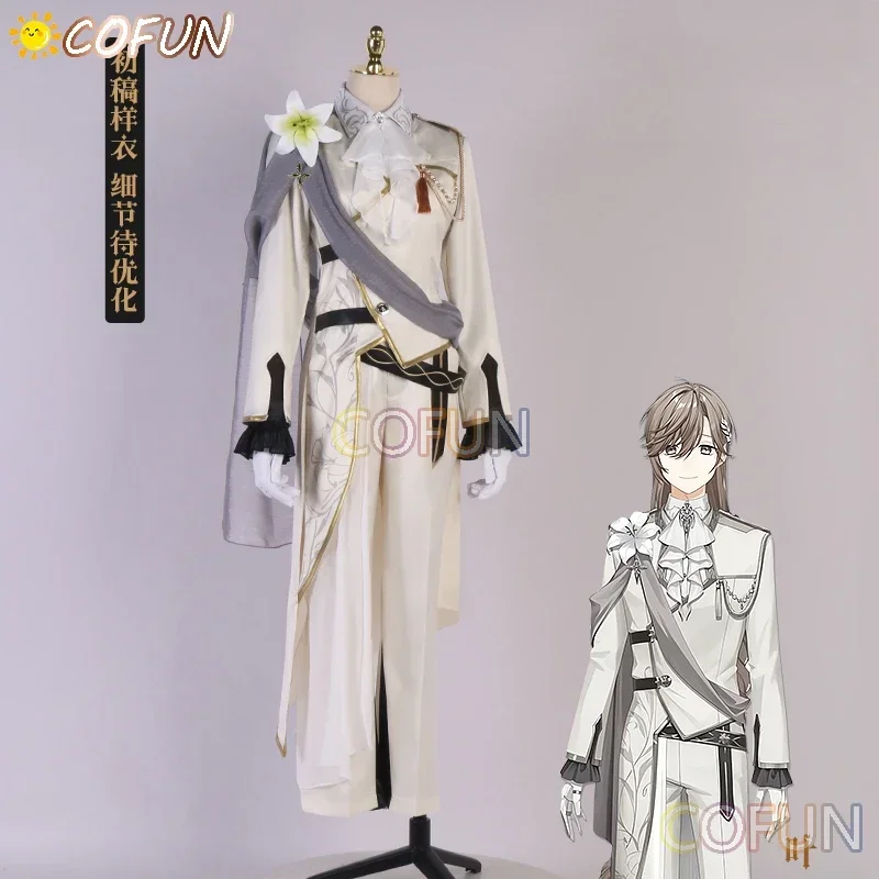 COFUN NIJISANJI Vtuber Knkn Kanakana Cosplay Costume Halloween Outfits Men New Suit Uniform Caot Handsome