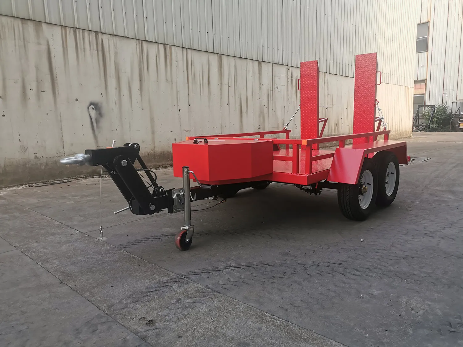 (Factory Direct Sale)Factory Price Mini Excavator Trailer Tail Plate Excavator Tilt Trailer - Image 6