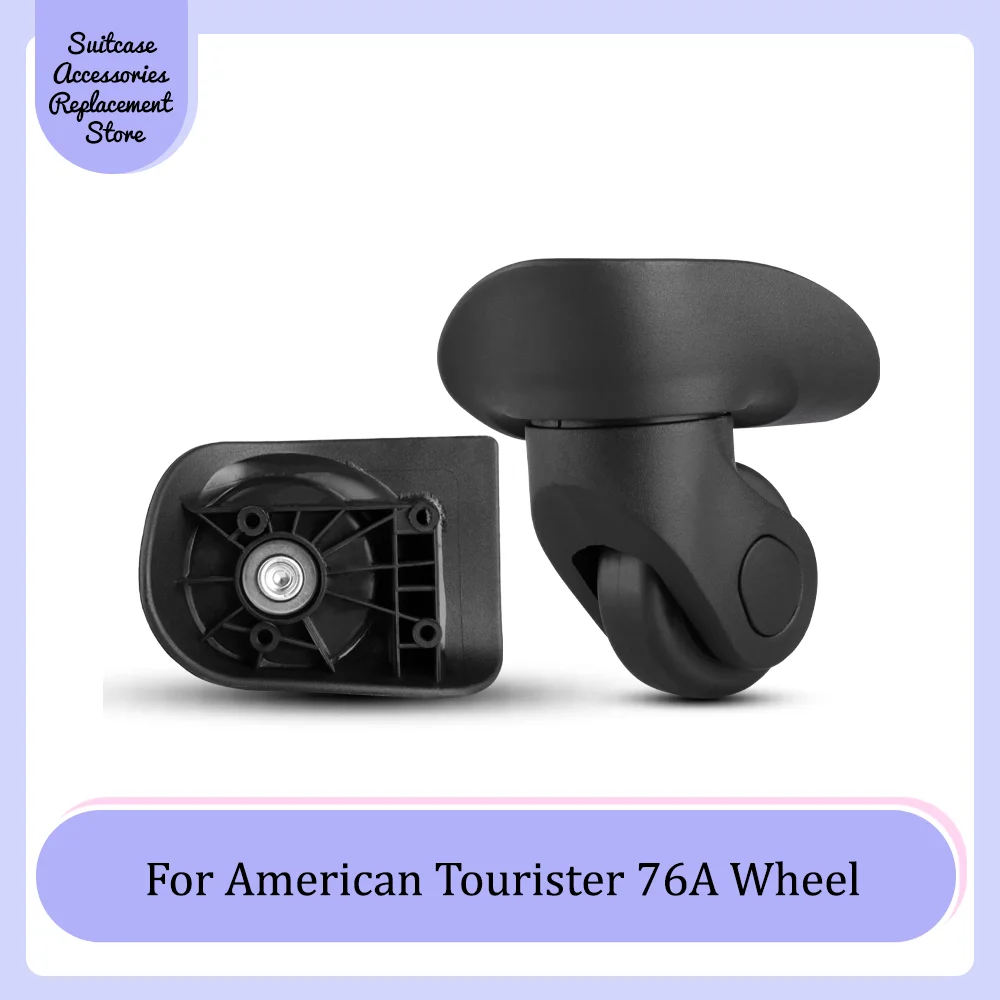 

For American Tourister 76A Universal Wheel Replacement Suitcase Smooth Silent Shock Absorbing Durable Wheel Accessories Wheels