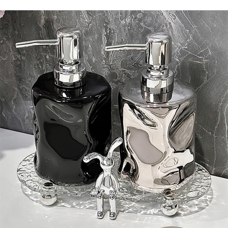 

Luxury Hand Sanitizer Bottle Hotel Bathroom Shower Gel Lotion Soap Dispenser Household Accessories