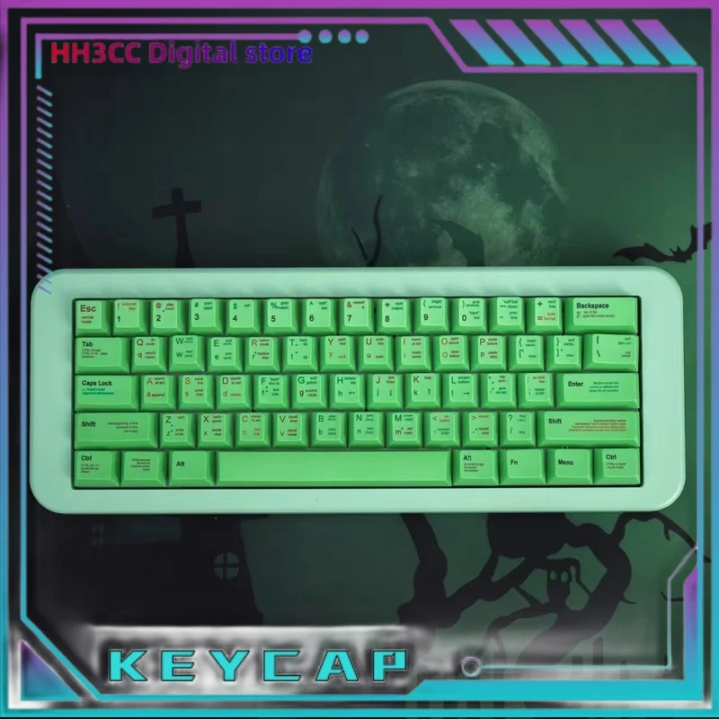 Creative Mechanical Keyboard Keycaps Programmer Theme Pbt Material Thermal Sublimation Process Tablet Laptop Keyboard Keycaps