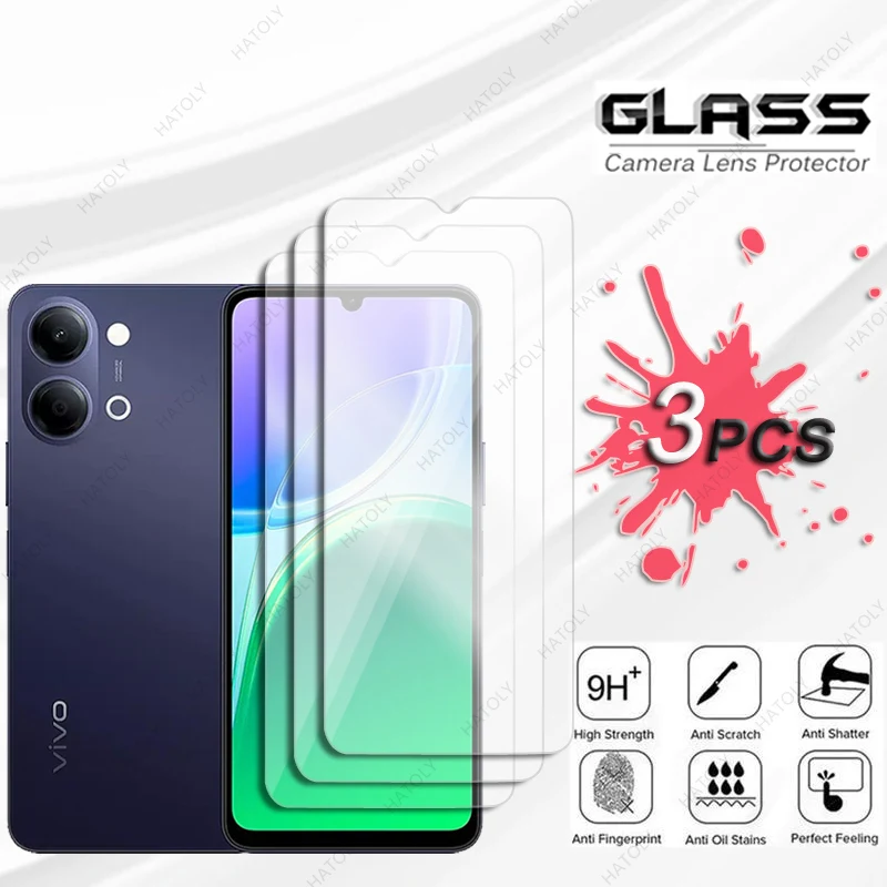 

For vivo Y11 5G Glass Protective Film For vivo Y21 5G HD Clear Screen Protector For vivo Y21 Camera Lens Protector For vivo Y11