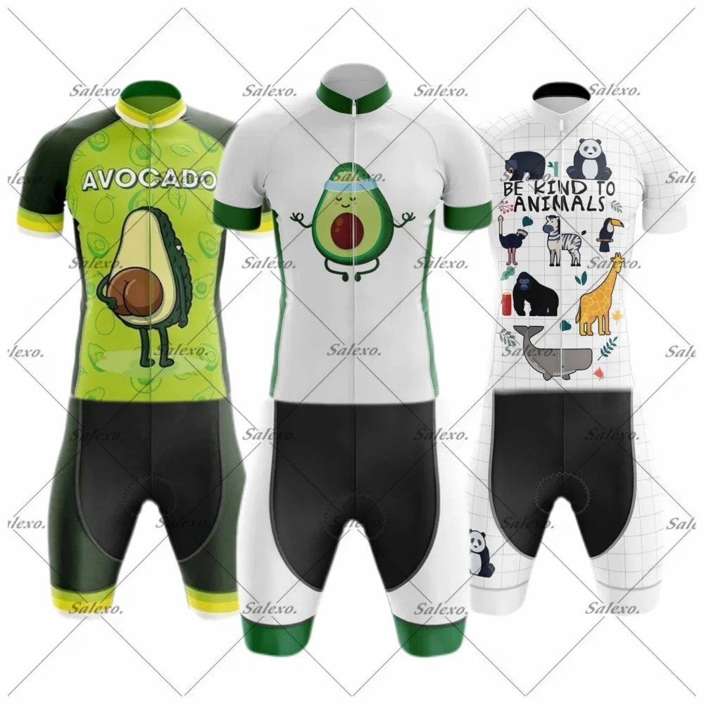 

LASER CUT мужской боди с фруктами и животными, велосипедный комбинезон с короткими рукавами, КОРОТКИЙ велосипедный трикотаж, одежда Maillot Ropa Ciclismo
