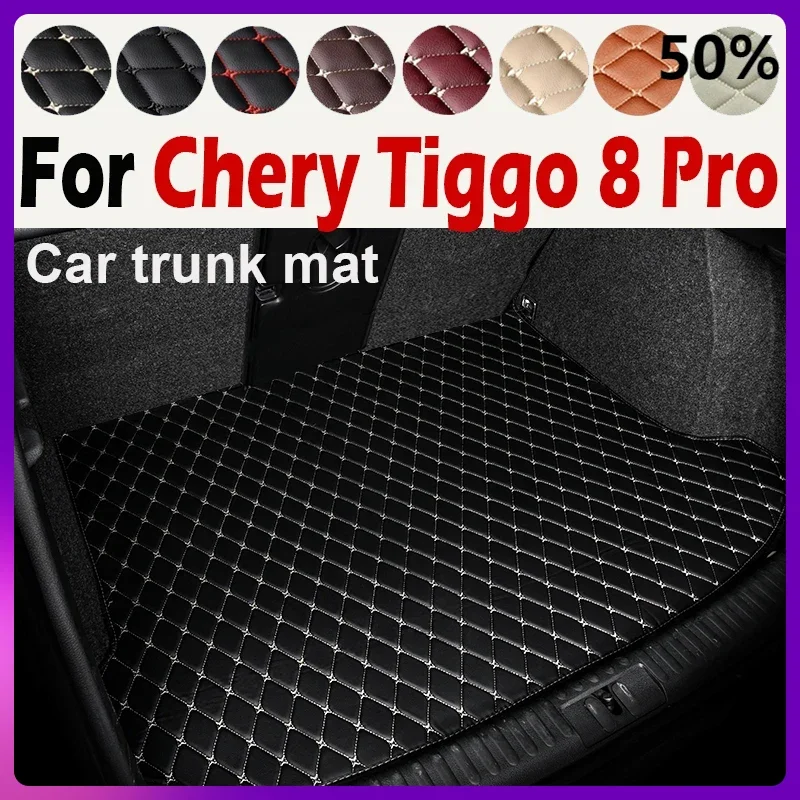 Car Trunk Mat For Chery Tiggo 8 Pro 7-Seat 2022 2023 Custom Car Accessories Auto Interior Decoration