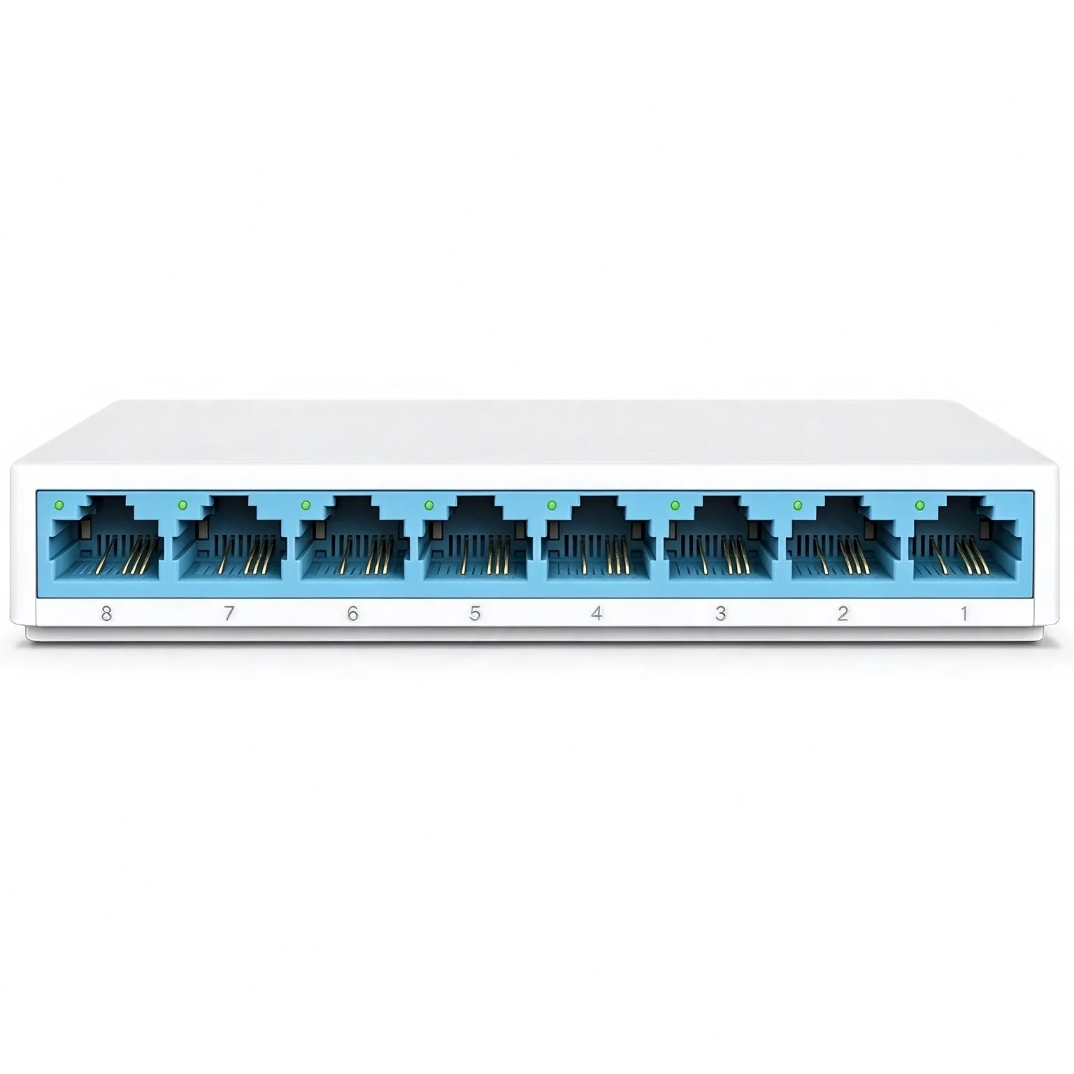 Mercury Switch S108C - 8-port 100Mbps Ethernet Desktop Mini Switch Data is lossless and transmission is stable.