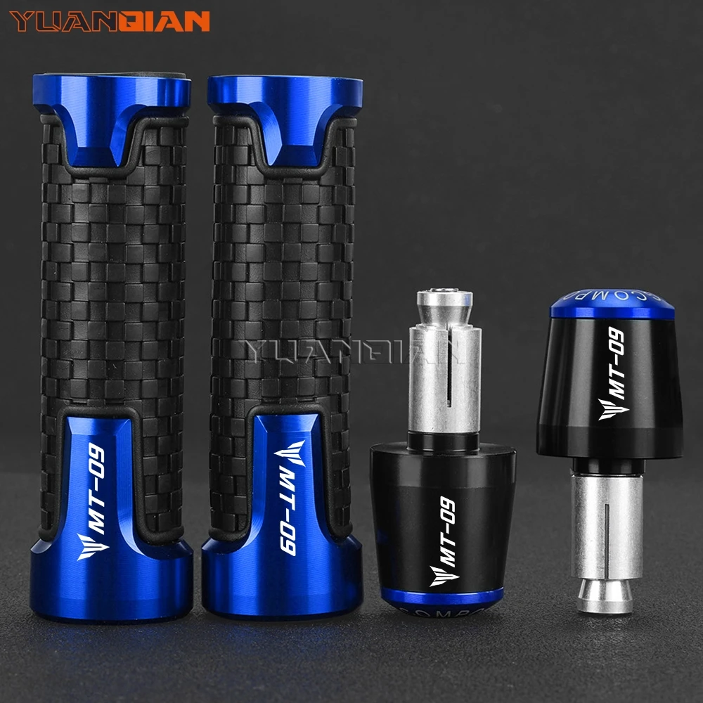 Motorcycle Handlebar Grips Handle grip Ends Plug Slider Cap For yamaha MT09 MT 09 MT-09 TRACER GT 2014- 2024 2023 2022 2021 2020