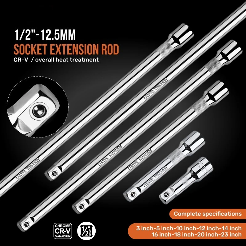 

1 удлинитель гнезда для ПК, удлинитель привода 1/2 дюйма, удлинители 3, 5, и 10 дюймов для гаечного ключа с храповым механизмом, необходимый ручной инструмент