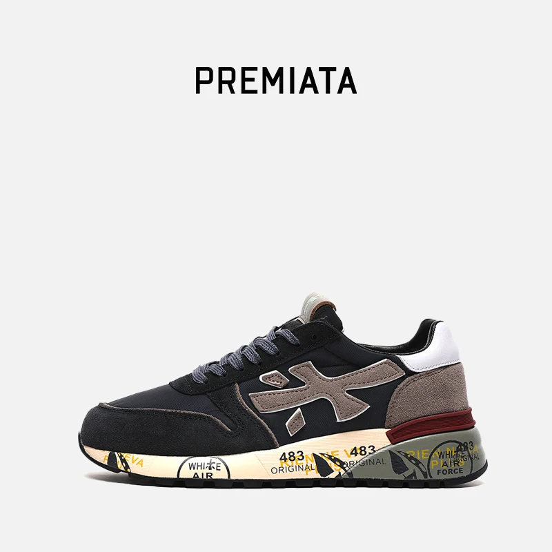 2024PREMIATA authentic high-quality men's casual sports shoes fashion breathable running shoes free of charge  original shoe