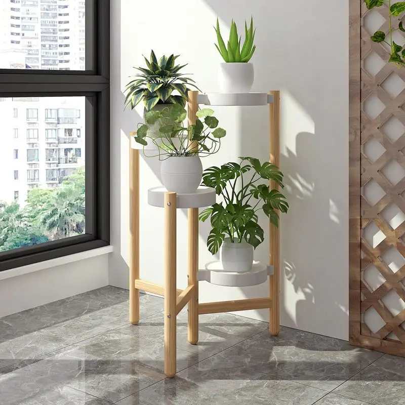 Iron Flower Rack Rack Balcony Indoor Living Room Simple Modern Nordic Light Luxury Multi-layer Floor-to-ceiling Succulent Shelf