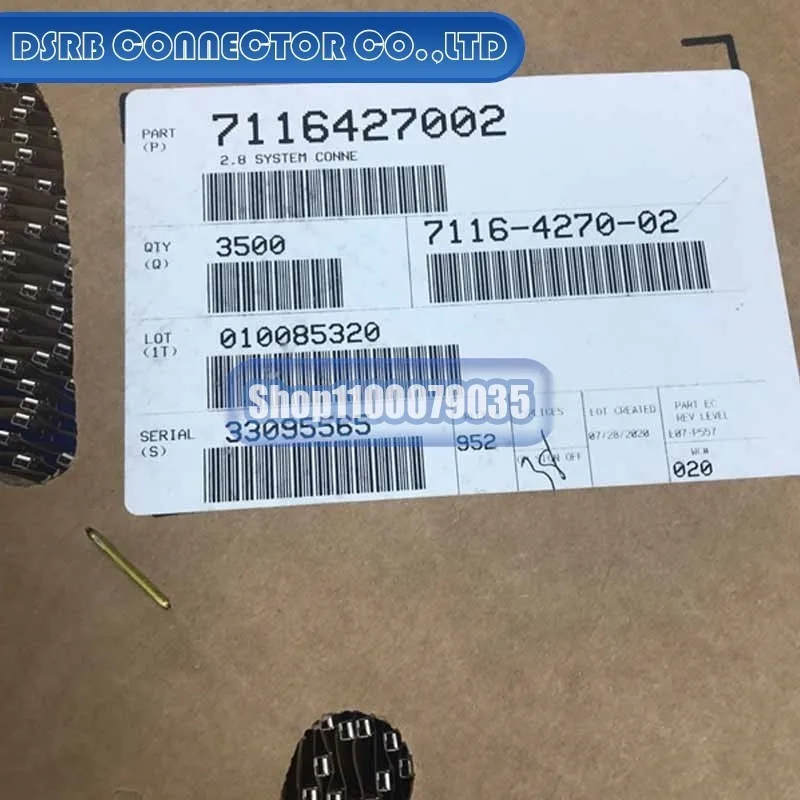 

100pcs/lot 7116-4270-02 8100-1555 927774-1 AT60-14-0122 26780201184 12124582 1241404-1 connector new original