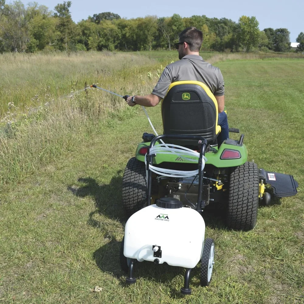 الفناء والحديقة والحديقة - Master Mfg Revolt Lithium-Ion Series 9 جالون بخاخ سحب وسحب - 1.0GPM، 50 بوصة Swath