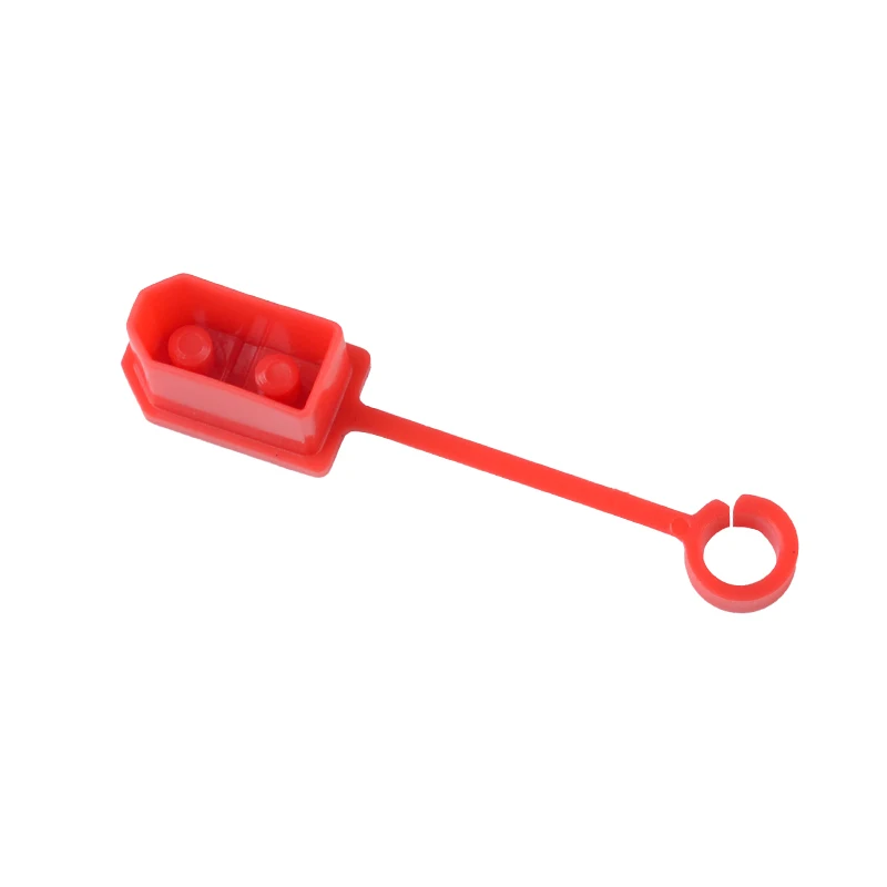 10Pcs XT60 Plug Plastics Terminal Insulated Protective Cover Caps Case Suitable For RC Lipo Battery Red Orange Color