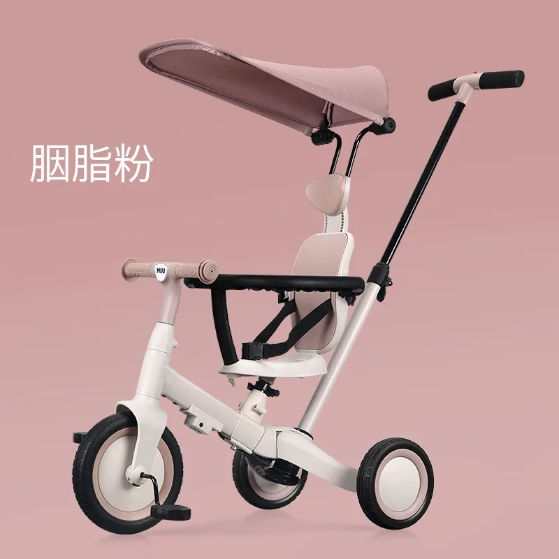 

Детский трехколесный велосипед для детей 1-3 лет, многофункциональный детский балансировочный велосипед, тележка для езды и верховой езды